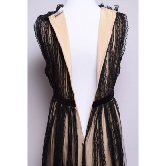 RED Valentino Lace A-Line Cocktail Dress - Picture 7 of 8